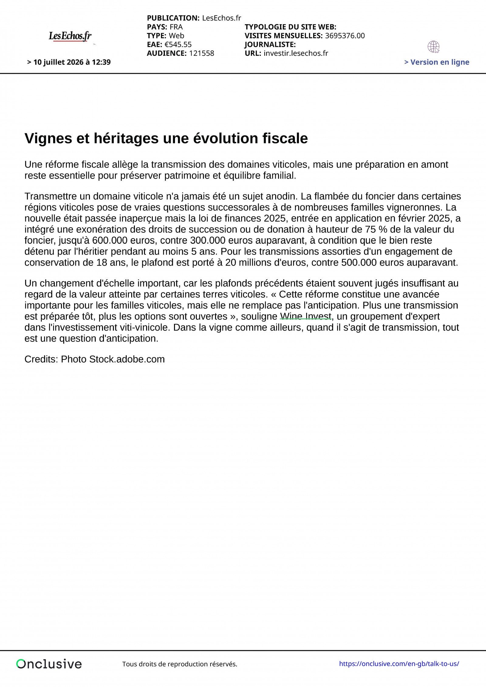 Les Échos